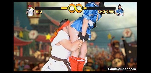 Sex and Violence in this Porn Parody of Street Fighter